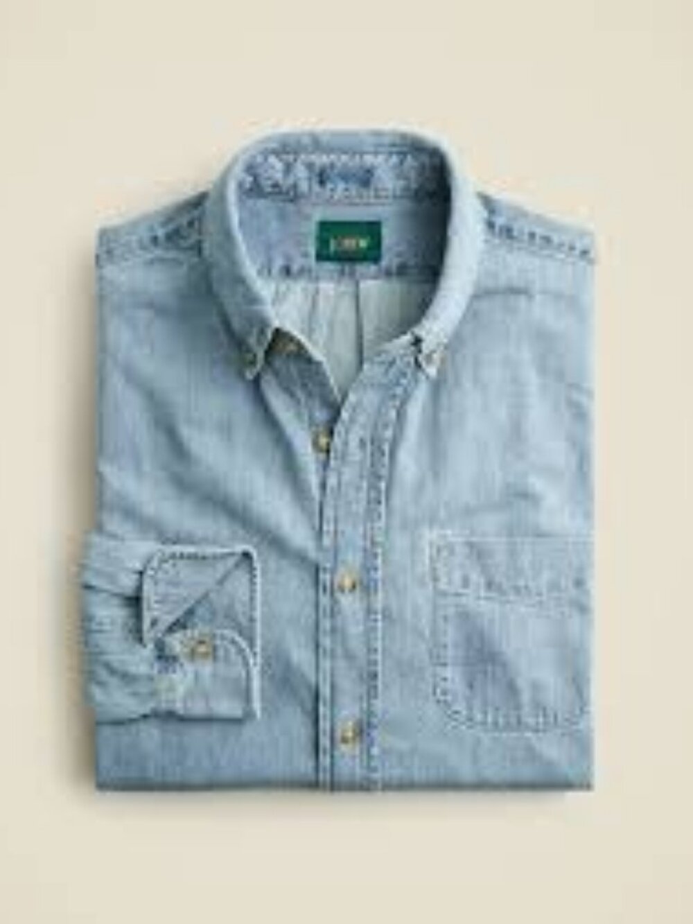 J. Crew Giant-fit Midweight Denim Shirt